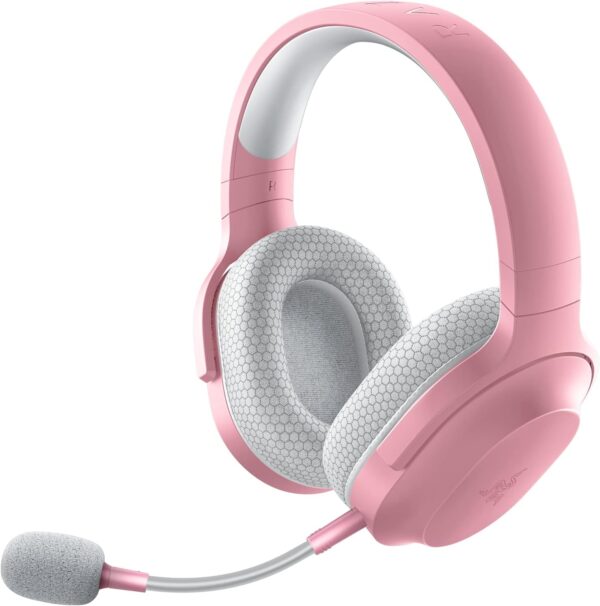 Razer Barracuda X Wireless Gaming Headset – 2.4GHz & Bluetooth, 50Hr Battery, Detachable Mic, Multi-Platform - Quartz Pink