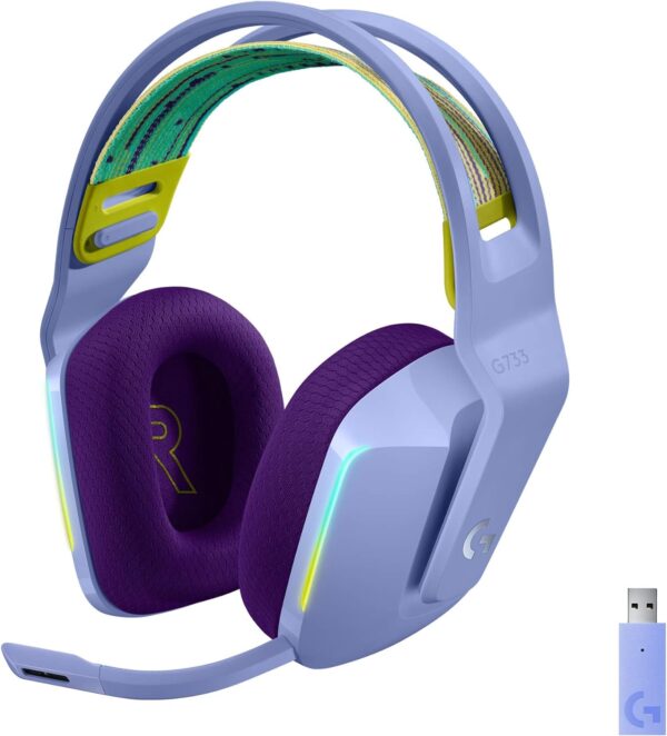 Logitech G G733 LIGHTSPEED Wireless RGB Gaming Headset - Lilac