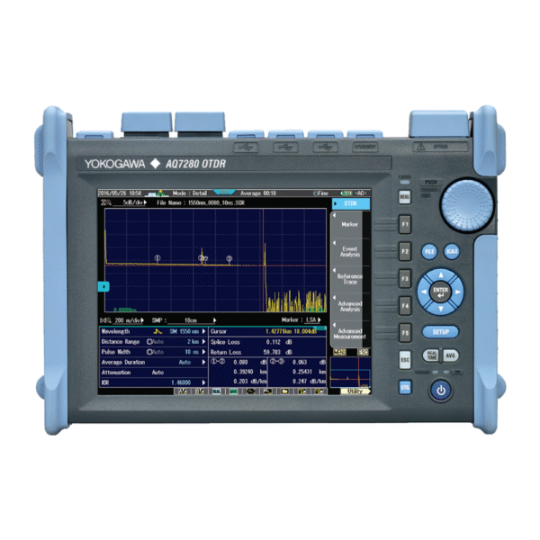 Yokogawa AQ7283H Handheld OTDR 1310/1550/1625nm, High-Performance Optical Fiber Tester with Smart Mapper & 15-Hour Battery Life