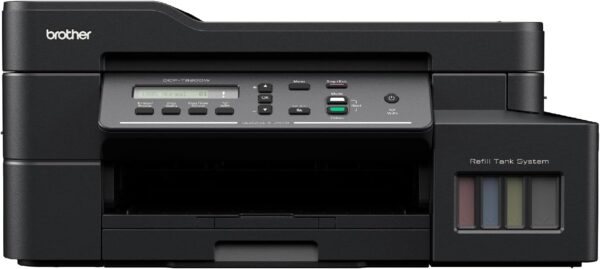 Brother Wireless All In One Ink Tank Printer, DCP-T820DW, Automatic 2 Sided Features, Mobile & Cloud Print And Scan, Network Connectivity, High Yield Ink Bottles