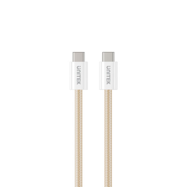 Unitek 100W Magnetic USB-C Cable - Beige