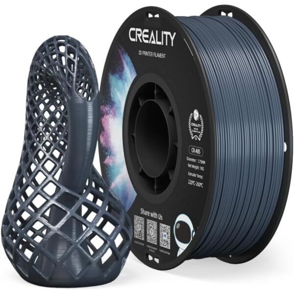Creality ABS Filament 1.75mm, Excellent Resistance, Odorless Non-Toxic - Gray
