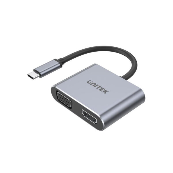 UNITEK uHUB Q4 Lite USB-C 4-Port Hub With Dual Display & Power Delivery 100W