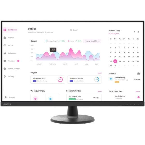 Lenovo 31.5" D32-40 (1920x1080) 60Hz VA 99% sRGB Monitor