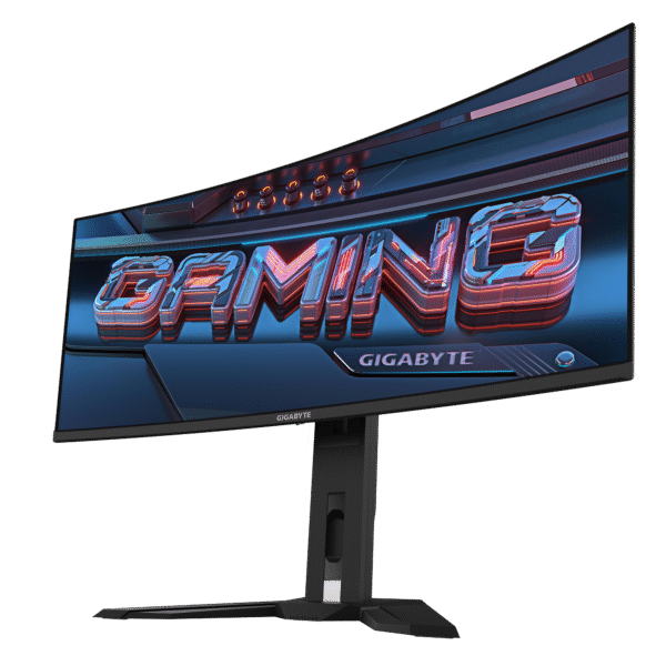 GIGABYTE MO34WQC2 34" QD-OLED Curved Gaming Monitor – WQHD, 240Hz, 0.03ms, DCI-P3 99%, HDMI 2.1, KVM