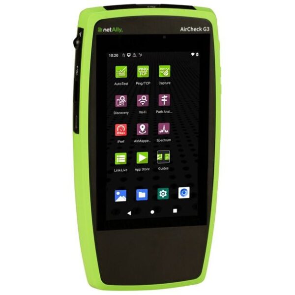 NetAlly AirCheck G3 Pro Wi-Fi 6/6E Wireless Analyzer with 7" Touchscreen, AutoTest, Spectrum Analysis & Wired Ethernet Testing