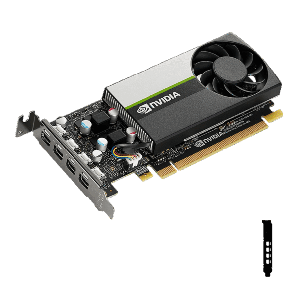 PNY NVIDIA T1000 8GB GDDR6, 896 CUDA Cores, PCIe 3.0, 50W, Low-Profile Single-Slot, 4x Mini DisplayPort