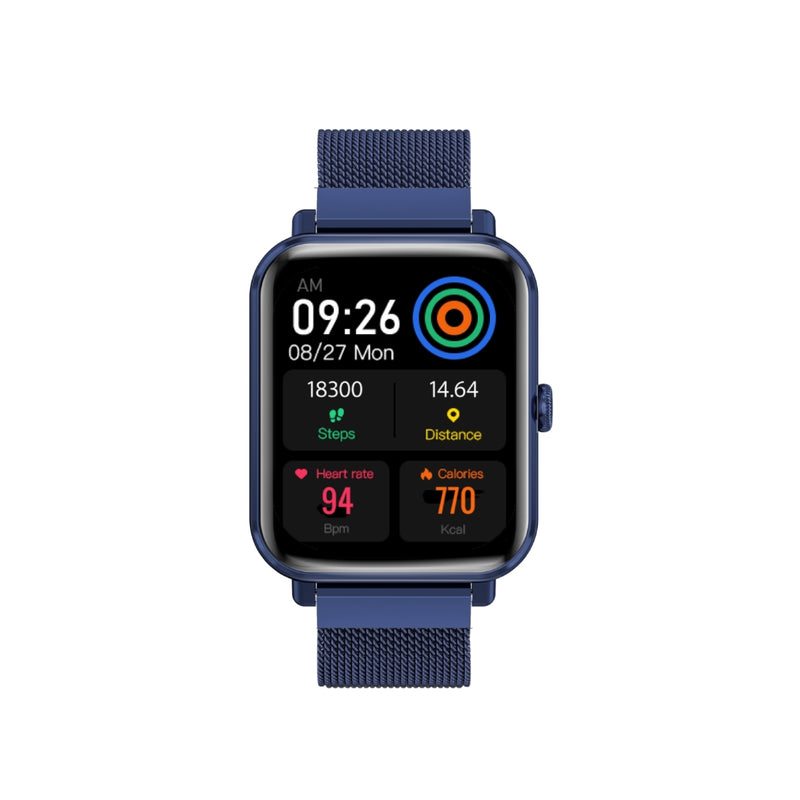 Promate ProWatch-M18 SuperFit Smartwatch with Media Storage - Blue
