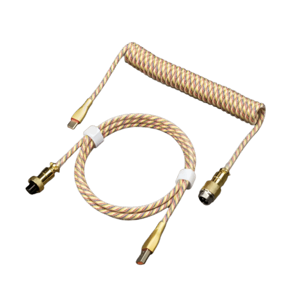 Coiled Cable Gold