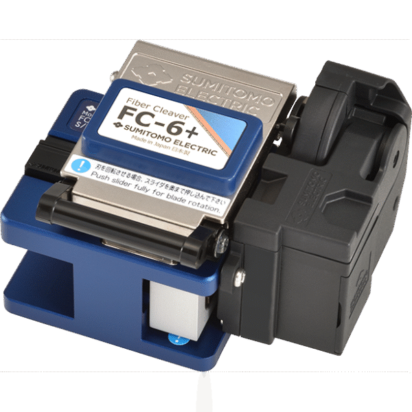 Sumitomo FC-6+ Series High Precision Fiber Cleaver | Single and Ribbon Fiber | Auto-Rotating Blade | One-Action Cleave | Carrying Case Included
