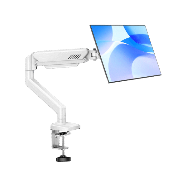 MOUNTUP Freelift Single Monitor Desk Mount for 13''-32'' Monitors MUA8013 White