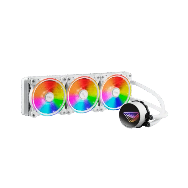 XPG Levante X 360 All-in-One ARGB CPU Liquid Cooler - 4.72 Maximum Fan Diameter -2000 RPM - Fluid Dynamic Bearing - 4-Pin - White