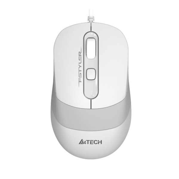 A4tech FM10S 1600 DPI Optical Wired USB Mouse - White