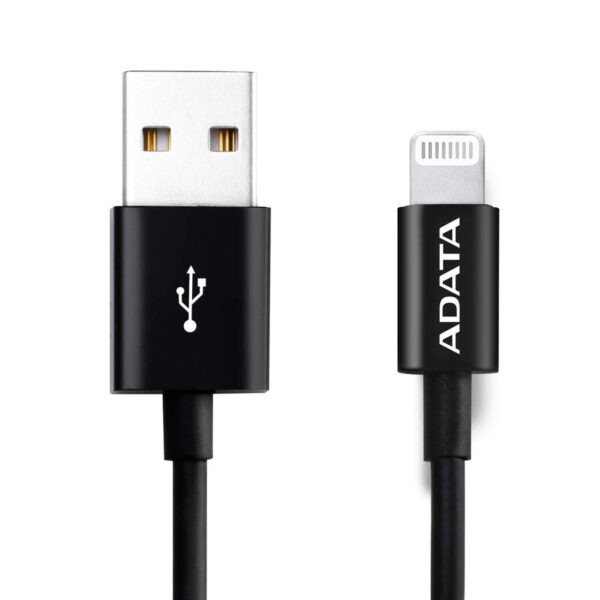 ADATA Lightning to USB Type-A Cable Plastic - 1m - Black