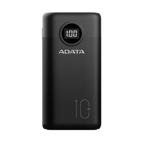 ADATA P10000QCD Qualcomm QC 3.0 & USB PD 3.0 Power Bank - 10000mAh - Black