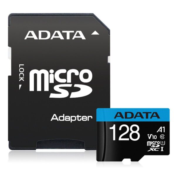 ADATA Premier Memory Card SD 5.1 with Adapter - 128GB - microSDXC UHS-I