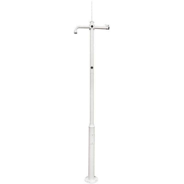 Atlantic 4.5m Pole for Surveillance Cameras – Adjustable Height, Durable Steel, Weather-Resistant