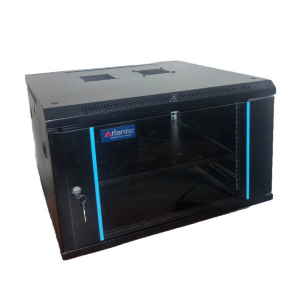 Atlantic Server Rack Cabinet - 60cm Extra Wide - 60cm Deep Enclosure -Glass - 4U