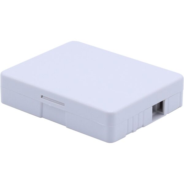 Atlantic 2-Core FTTH Distribution Box – Indoor/Outdoor, Compact 100×80×22mm