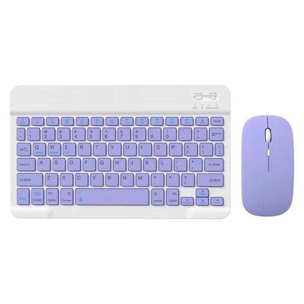 Mouse & Keyboard Wireless BT Kit [EN/AR] (Purple)