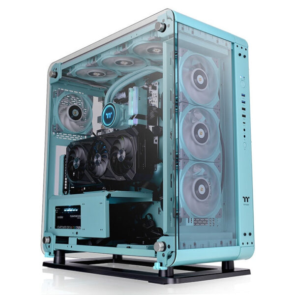 Thermaltake Core P6 Tempered Glass Mid Tower Chassis - Turquoise