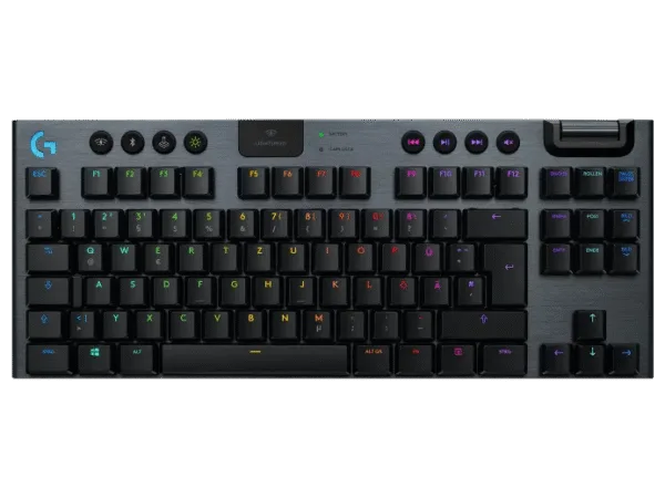 Logitech G G915 TKL LIGHTSPEED Wireless RGB Mechanical Gaming Keyboard (GL Tactile) / ( En ) - Black