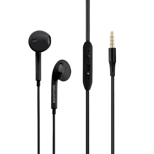 Promate GearPod-IS2 Stereo Earphones - Black