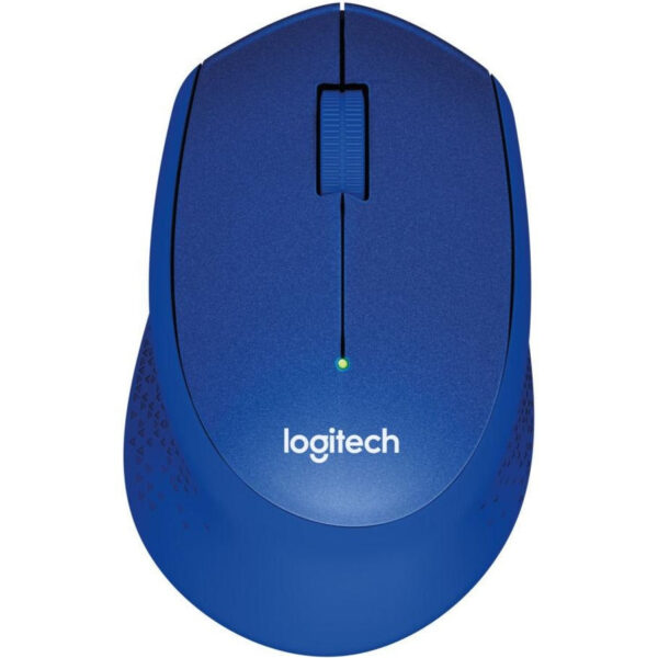 Logitech M330 Silent Plus Wireless Mouse - Blue