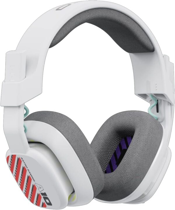 Logitech Astro A10 Gen 2 Wired Gaming Headset with Flip-to-Mute Mic - For Xbox, Playstation, Nintendo Switch, PC, Mac - White