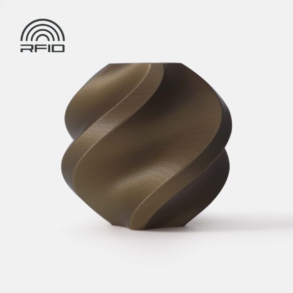 Bambu Lab PLA Basic 1 kg Filament (1.75 mm) – Easy‑print, 250–300 mm/s, Smooth Finish, RFID‑enabled, Biodegradable - Bronze