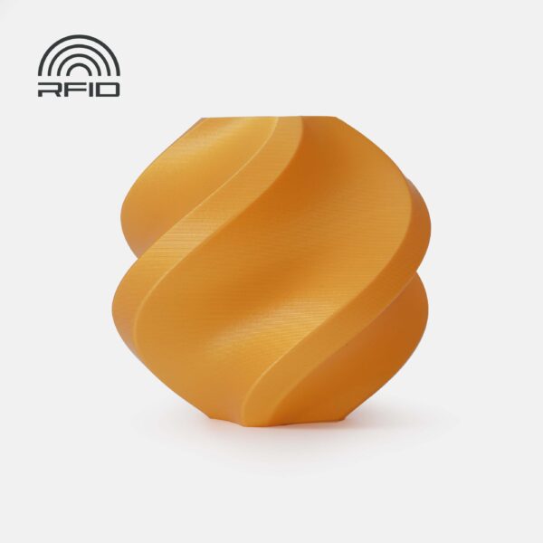 Bambu Lab PLA Basic 1 kg Filament (1.75 mm) – Easy‑print, 250–300 mm/s, Smooth Finish, RFID‑enabled, Biodegradable - Gold