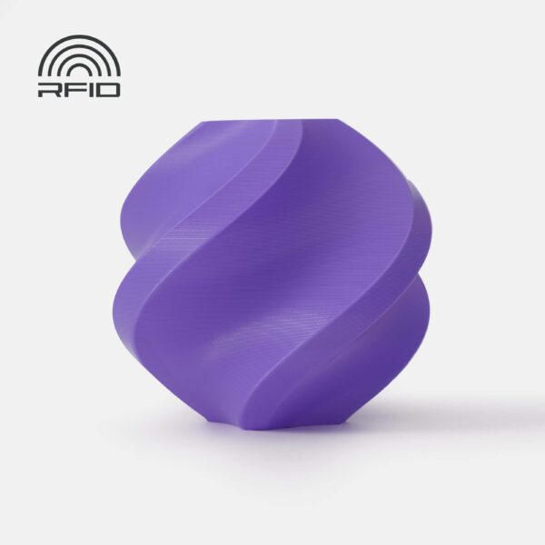 Bambu Lab PLA Basic 1 kg Filament (1.75 mm) – Easy‑print, 250–300 mm/s, Smooth Finish, RFID‑enabled, Biodegradable - Purple