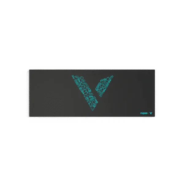 Rapoo V1L XL Gaming Mouse Pad – 800×300 mm, Anti-Skid Bottom, Wear & Scratch Resistant, Overlocked Edges, Dirt‑Resistant, Black
