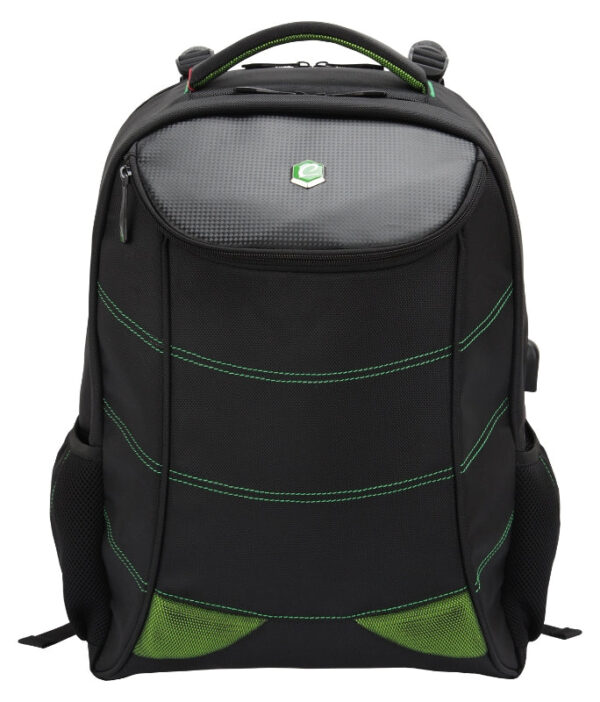 Bestlife Gaming Backpack with USB connector for 17" Laptop - Green