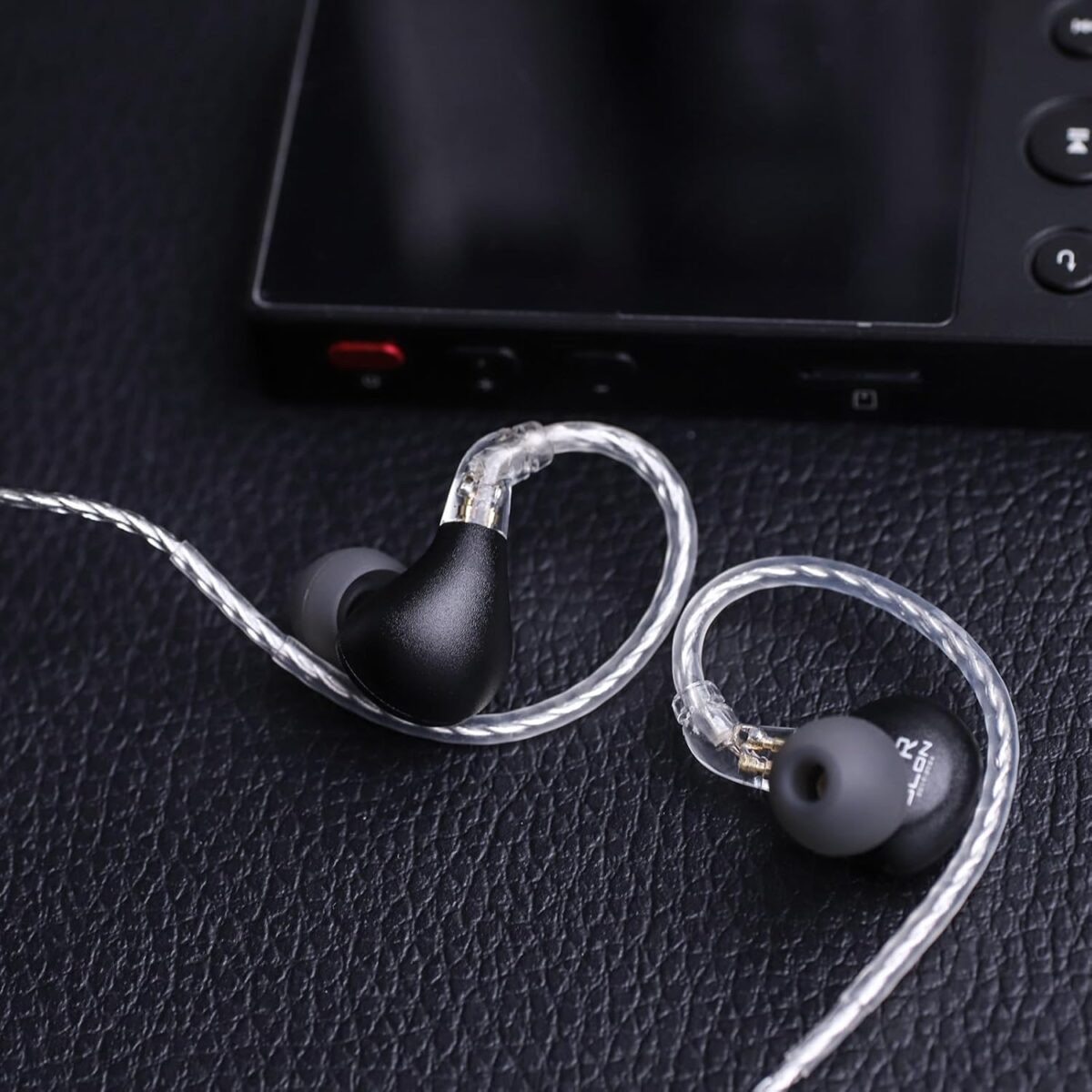 Linsoul BLON BL03 II in Ear Monitor, 10mm Dual-Chamber Dynamic Driver IEM, Wired HiFi Earbuds with Detachable 2Pin Cable for Musician Audiophile (Type-C with Mic, Black)